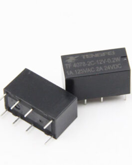 MINI RELAY 12V 8 PINES 1A DOBLE CONTACTO