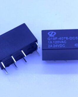 MINI RELAY 5V 8 PINES 1A DOBLE CONTACTO